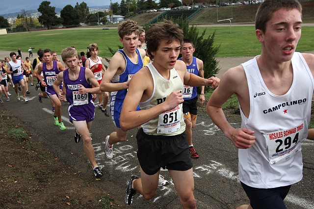 2010NCSXC BD3-049.JPG - 2010 North Coast Section Cross Country Championships, Hayward High School, Hayward, California